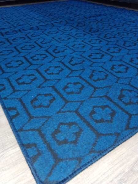 Tapete Sala Quarto, 1,50x2,00 Carpete Azul - 4