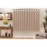 Cortina Beatriz Para Varão Simples 3 Metros Avelã/Palha - 1