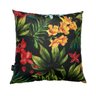 Capa de Almofada Waterblock Impermeável Antimofo Antiácaro Área Externa 45cmx45cm:Flor Hibisco Verme - 6