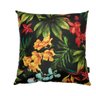 Capa de Almofada Waterblock Impermeável Antimofo Antiácaro Área Externa 45cmx45cm:Flor Hibisco Verme - 4