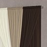 Cortina Para Janela 2,00M X 1,70M Nuance Tabaco/Bege - 4
