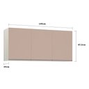 Ver imagem 3 de Maleiro Ponte Casal Luciane 3 Portas Prime Plus 145 Cm