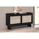 Ver imagem 1 de Buffet de Sala Jantar Átria 1295 C/ 2 Portas Preto - Carraro