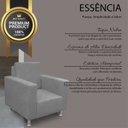 Ver imagem 2 de Poltrona Robusta para Sala e Recepção Confortável Reforçada Suedepremium:cinza