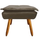 Ver imagem 2 de Puff Decorativo Pés Palito Charger Suede Nude G19 - Gran Belo