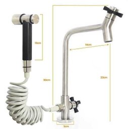 Torneira Cozinha Aço Inox 304 com Ducha Stone Rlsy285 - 2