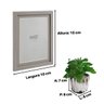 Porta Retrato Com Moldura em Mdf Cachepot Em Ceramica Com Arranjo de Suculenta Decorativo Para Casa - 6