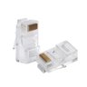 Conector Rj45 para Cabo de Rede Upt Cat5e Intelbras Conex 1000 Transparente 50 Unidades - 2