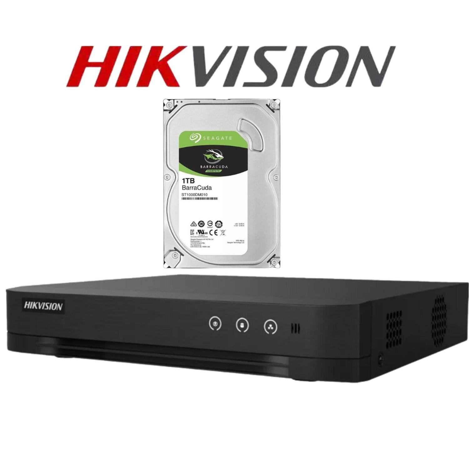 Gravador Dvr 8 Canais Full Hd Turbo Hikvision Ds-7208hqhi-k1 + Hd 1tb