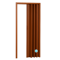 Porta Sanfonada Pvc 0,84x2,10 Multilit Mogno - 2