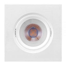 Spot LED Downlight Brilia Embutir Quadrado Mr16 4,5W 4,5W 6500K Luz Fria 435908 - 1