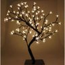 Árvore Cerejeira Decorativa Flôr 60 Leds 45Cm Branco Quente - 2