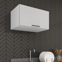 Ver imagem 5 de Armário de Cozinha Aéreo 70cm Cinza e Branco Mdf-lavanderia