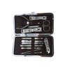 Kit De Unha Manicure Pedicure unissex alicate cutículas tesoura pinça cortadores no Estojo - 6