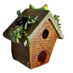 Casinha Porta Flores Para Parede Ou Muro - 4