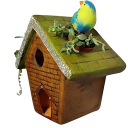 Casinha Porta Flores Para Parede Ou Muro - 1