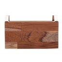 Ver imagem 3 de Porta Talheres com Aramado em Aço Inox Teca 23cm X 16cm X 15cm Wolff