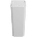 Ver imagem 7 de Assento Vaso Sanitário Tampa Oval Soft Branco + Lixeira Branca 8l com Tampa Click