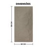 Painel Rocha 3d Pu Cor Cinza 1.20m X 0,60m Woopo - 3