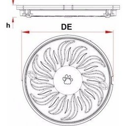 Ralo Grelha Pvc Abre/fecha Redonda Branca Dn 150 Tigre - 2