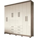 Ver imagem 2 de Guarda-roupa Roupeiro Santos Andirá 8 Portas 6 Gavetas Liverpool