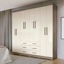 Ver imagem 1 de Guarda-roupa Roupeiro Santos Andirá 8 Portas 6 Gavetas Liverpool