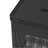 Cesto de Roupa Grid Preto 49 L com Tampa 38 x 28 x 55,2 cm - 3