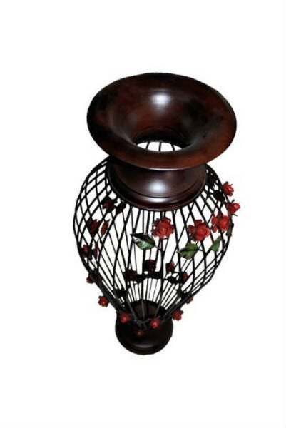 Vaso Ornamental em Ferro - Cód 857 - 1