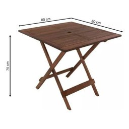 Conjunto Mesa 70 com 4 Cadeiras Roma Furo para Ombrelone - 6