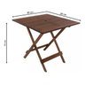 Conjunto Mesa 70 com 4 Cadeiras Roma Furo para Ombrelone - 6