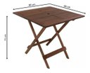 Ver imagem 6 de Conjunto Mesa 70 com 4 Cadeiras Roma Furo para Ombrelone