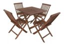 Ver imagem 1 de Conjunto Mesa 70 com 4 Cadeiras Roma Furo para Ombrelone