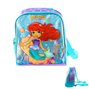 Lancheira Escolar Infantil Sereia - Encanto Dos Mares