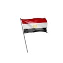 Ver imagem 1 de Bandeira Egito 1,50X0,90Mt Dupla Face
