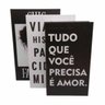 Conjunto 3 Caixas Decorativas Porta Livros Fashion - 2