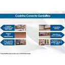 Ver imagem 3 de Paneleiro de Cozinha Conecta C/ 4 Portas Off White/ebano - Genialflex