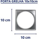 Ver imagem 3 de Porta Grelha 10x10 Inox 304 - Hidroflvx