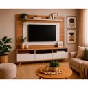 Ver imagem 5 de Estante Home Valdemóveis Diplomata 3 Portas para Tvs até 60"