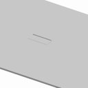 Ver imagem 6 de Mesa Reunião Escritório Corporativo 6 Lugares 210cm x 74cm Caixa de Tomadas e Pés Metal Industrial Cinza