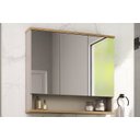 Ver imagem 1 de Espelheira Aqua 76cm Estilare Esp4004 Nude/carvalho