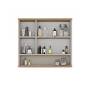 Ver imagem 5 de Espelheira Aqua 76cm Estilare Esp4004 Nude/carvalho