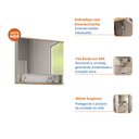 Ver imagem 6 de Espelheira Aqua 76cm Estilare Esp4004 Nude/carvalho