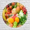 Relógio De Parede Frutas Verduras Gourmet Cozinhas Gg 50 Cm - 4