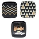 Ver imagem 1 de Conjunto De Pratinhos Decorativos - 12 X 12 Cm - 3 Peças