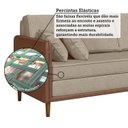 Ver imagem 7 de Sofá Living 3 Lugares Bipartido com Pés em Madeira Maciça 172cm Manágua Yescasa