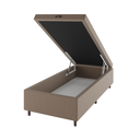 Ver imagem 1 de Base Box Bau Solteiro Cairo (43x88x188cm) Tabaco - Casa Giulia