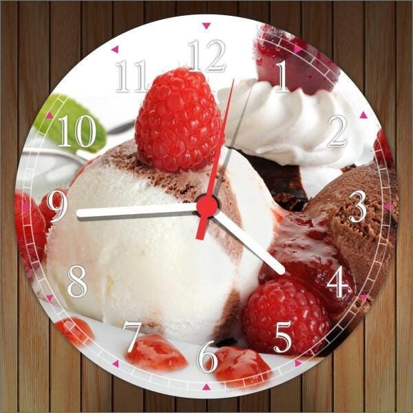 Relógio De Parede Sorvete Sorveterias Gourmet Gg 50 Cm 01 - 2