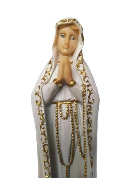 Imagem De Nossa Senhora De Fatima 29 Cm Em Resina - 2