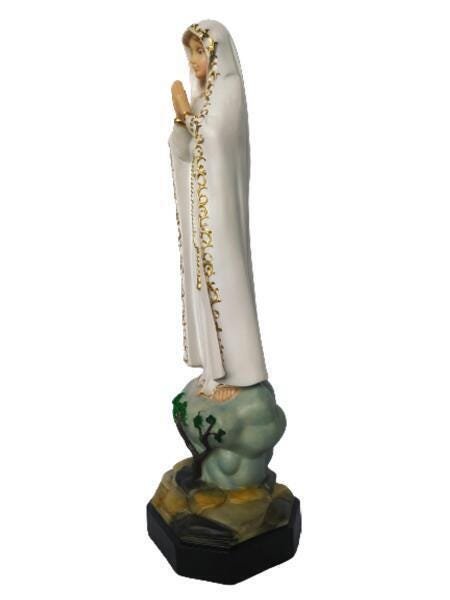Imagem De Nossa Senhora De Fatima 29 Cm Em Resina - 4