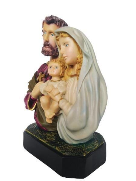 Imagem De Sagrada Familia 20Cm Busto Em Resina - 4